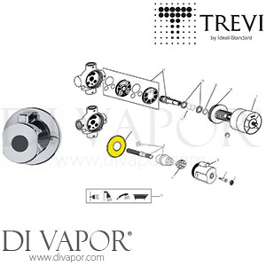 Trevi Diverter 2 Way High Pressure Spare Parts - IDL DV 347